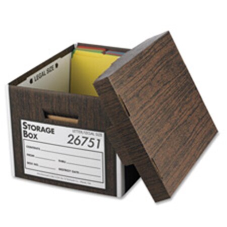 Business Source Storage Boxes- Lift Off Lid- Ltr-Lgl- 10in.x12in.x15in.- 12-CT- WN BSN26751